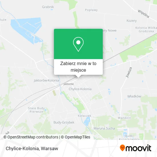 Mapa Chylice-Kolonia