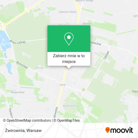 Mapa Żwirownia