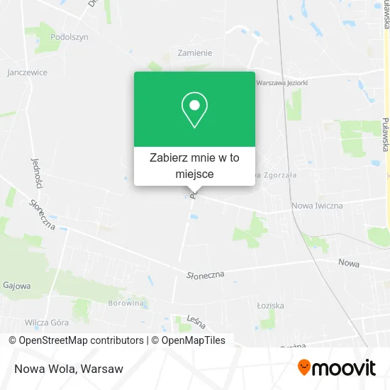 Mapa Nowa Wola