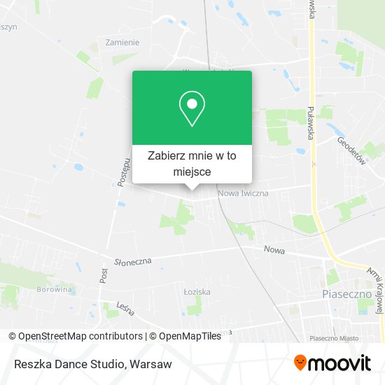 Mapa Reszka Dance Studio