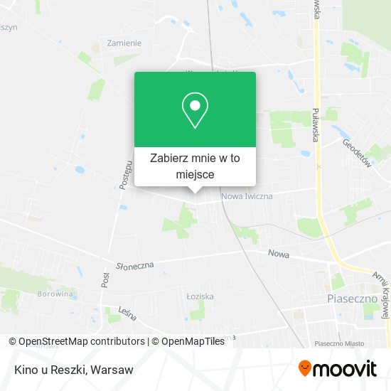 Mapa Kino u Reszki