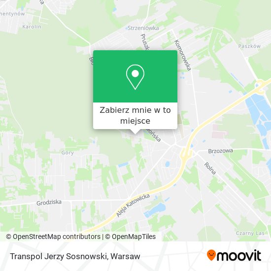 Mapa Transpol Jerzy Sosnowski