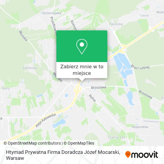 Mapa Htymad Prywatna Firma Doradcza Józef Mocarski