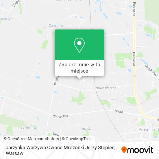 Mapa Jarzynka Warzywa Owoce Mrożonki Jerzy Stępień