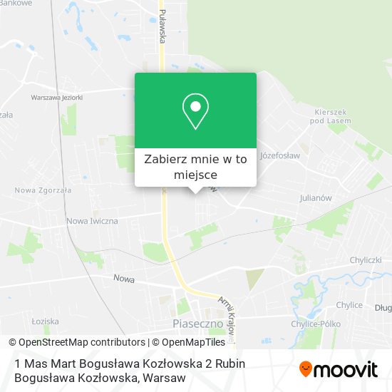 Mapa 1 Mas Mart Bogusława Kozłowska 2 Rubin Bogusława Kozłowska