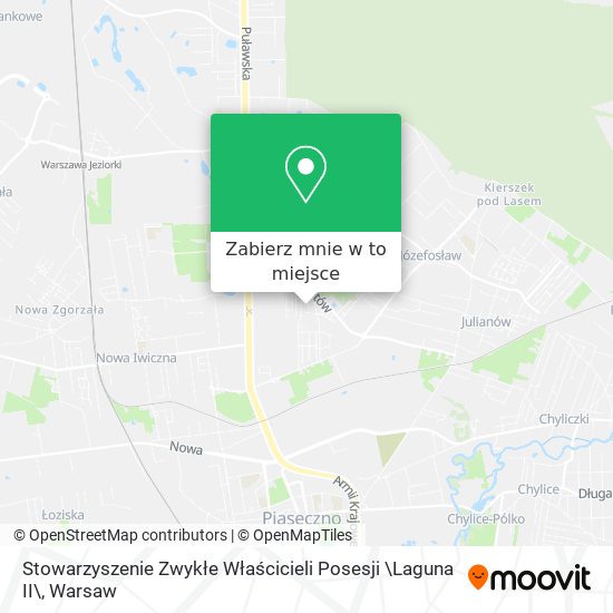 Mapa Stowarzyszenie Zwykłe Właścicieli Posesji \Laguna II\