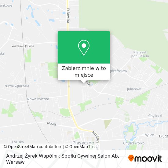 Mapa Andrzej Żyrek Wspólnik Spółki Cywilnej Salon Ab