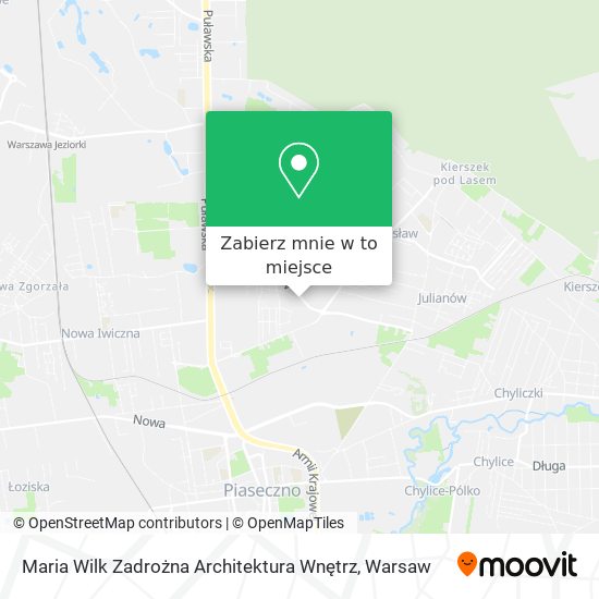 Mapa Maria Wilk Zadrożna Architektura Wnętrz