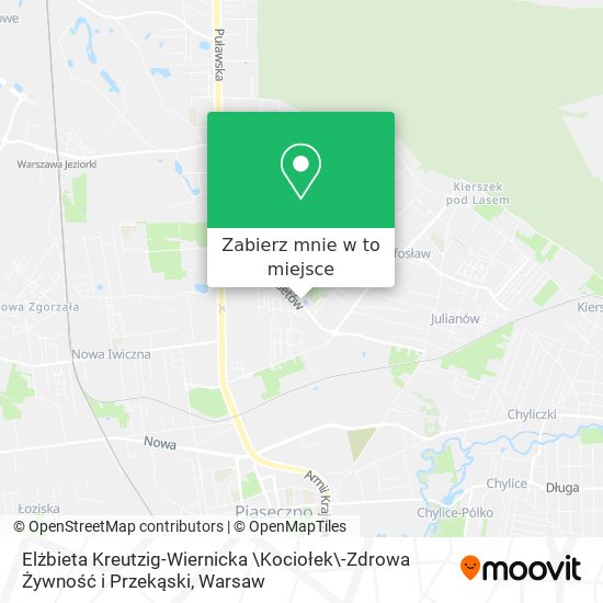 Mapa Elżbieta Kreutzig-Wiernicka \Kociołek\-Zdrowa Żywność i Przekąski