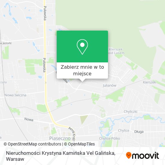 Mapa Nieruchomości Krystyna Kamińska Vel Galińska