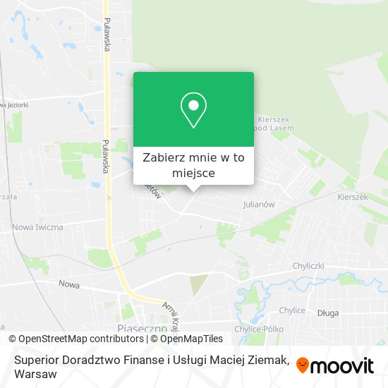 Mapa Superior Doradztwo Finanse i Usługi Maciej Ziemak