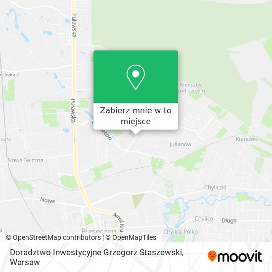 Mapa Doradztwo Inwestycyjne Grzegorz Staszewski