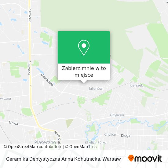 Mapa Ceramika Dentystyczna Anna Kohutnicka