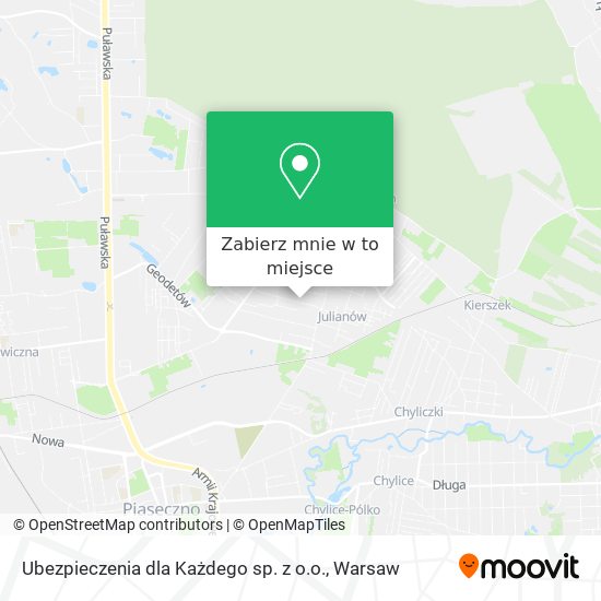 Mapa Ubezpieczenia dla Każdego sp. z o.o.