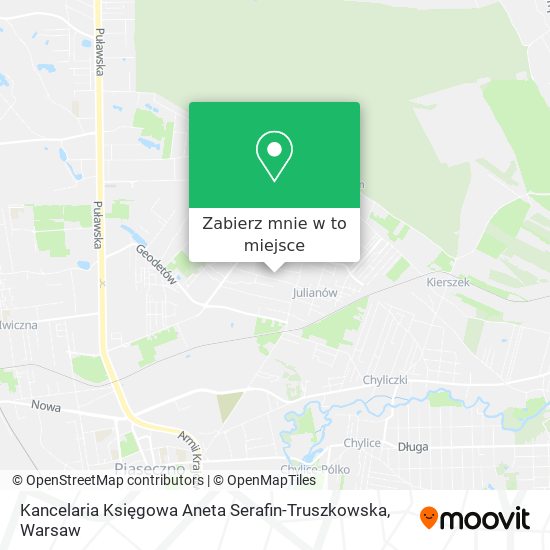 Mapa Kancelaria Księgowa Aneta Serafin-Truszkowska