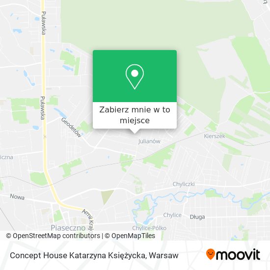 Mapa Concept House Katarzyna Księżycka