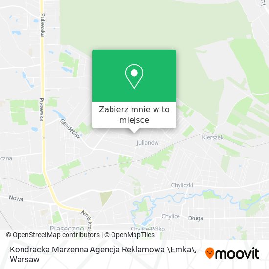 Mapa Kondracka Marzenna Agencja Reklamowa \Emka\