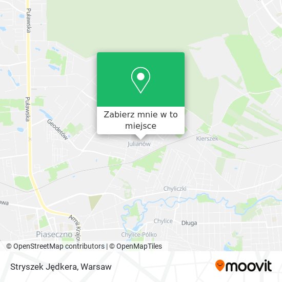 Mapa Stryszek Jędkera