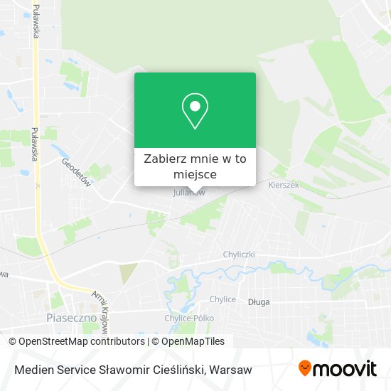 Mapa Medien Service Sławomir Cieśliński