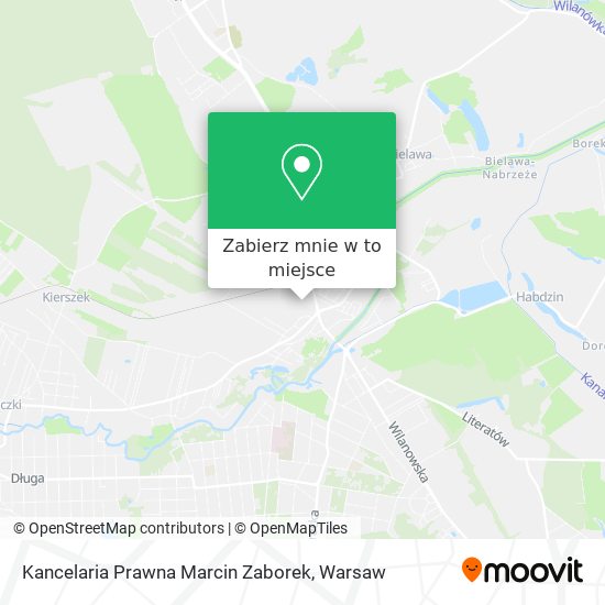 Mapa Kancelaria Prawna Marcin Zaborek