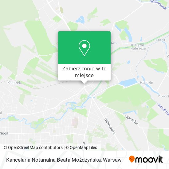 Mapa Kancelaria Notarialna Beata Możdżyńska