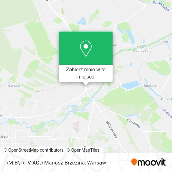 Mapa \M.B\ RTV-AGD Mariusz Brzezina