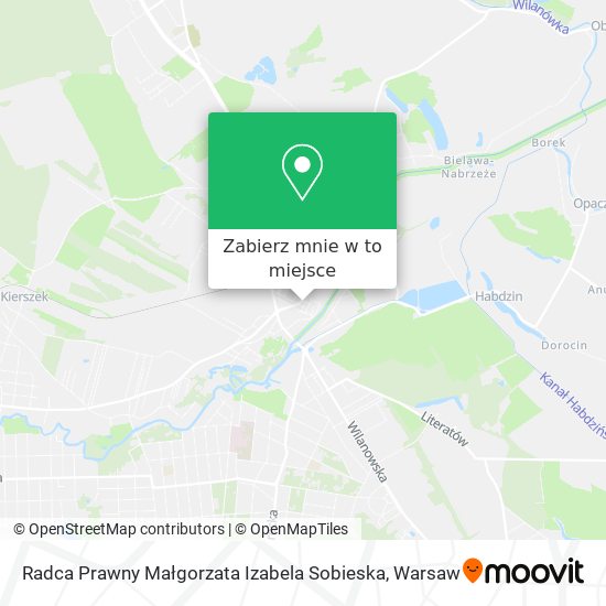 Mapa Radca Prawny Małgorzata Izabela Sobieska