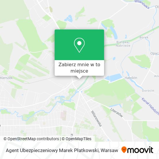 Mapa Agent Ubezpieczeniowy Marek Płatkowski