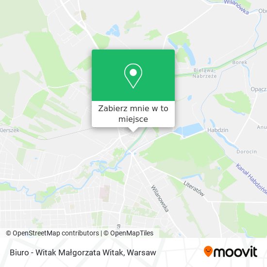 Mapa Biuro - Witak Małgorzata Witak