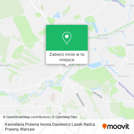 Mapa Kancelaria Prawna Iwona Dasiewicz Lasek Radca Prawny