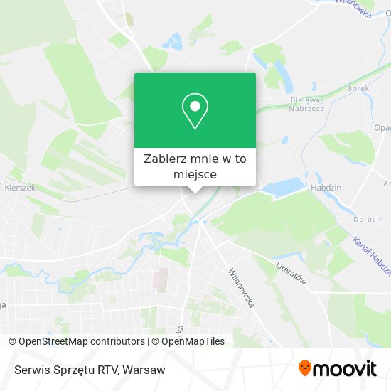 Mapa Serwis Sprzętu RTV