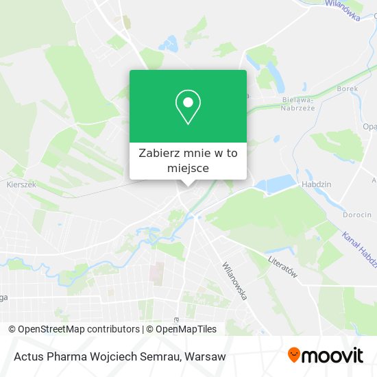 Mapa Actus Pharma Wojciech Semrau