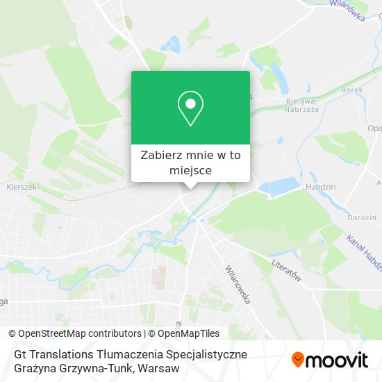 Mapa Gt Translations Tłumaczenia Specjalistyczne Grażyna Grzywna-Tunk