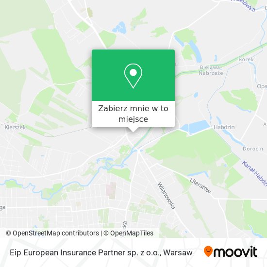 Mapa Eip European Insurance Partner sp. z o.o.