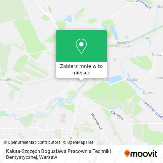 Mapa Kaluta-Szczęch Bogusława Pracownia Techniki Dentystycznej