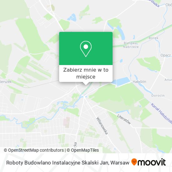 Mapa Roboty Budowlano Instalacyjne Skalski Jan