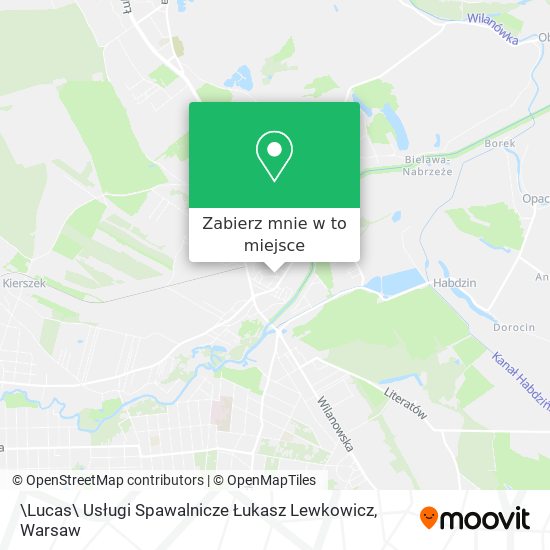 Mapa \Lucas\ Usługi Spawalnicze Łukasz Lewkowicz