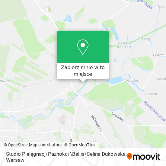 Mapa Studio Pielęgnacji Paznokci \Bellis\Celina Dukowska