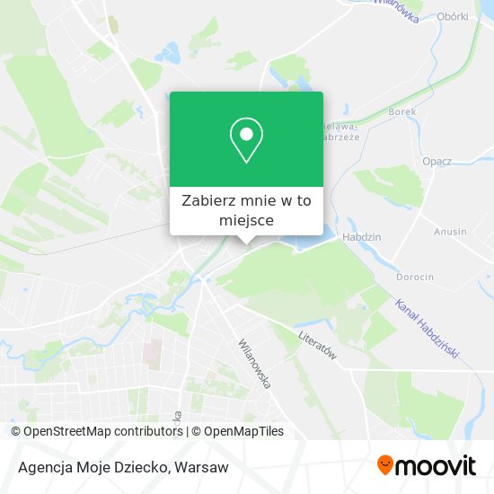 Mapa Agencja Moje Dziecko