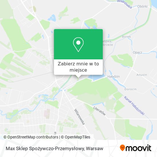 Mapa Max Sklep Spożywczo-Przemysłowy