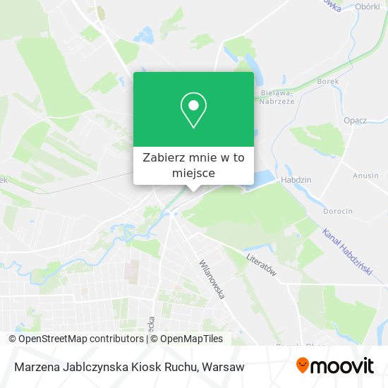 Mapa Marzena Jablczynska Kiosk Ruchu