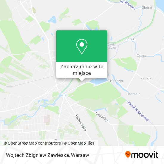 Mapa Wojtech Zbigniew Zawieska