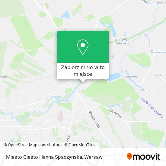 Mapa Miasto Ciasto Hanna Spaczynska