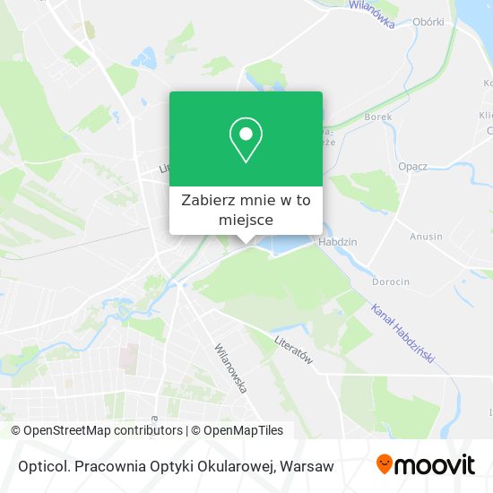 Mapa Opticol. Pracownia Optyki Okularowej