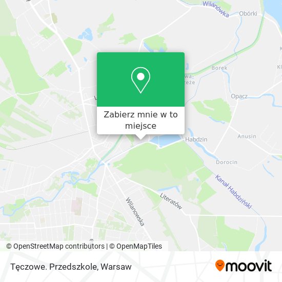 Mapa Tęczowe. Przedszkole