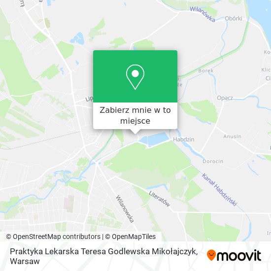 Mapa Praktyka Lekarska Teresa Godlewska Mikołajczyk