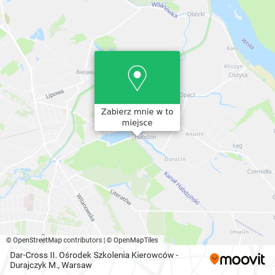 Mapa Dar-Cross II. Ośrodek Szkolenia Kierowców - Durajczyk M.