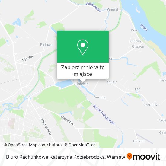 Mapa Biuro Rachunkowe Katarzyna Koziebrodzka