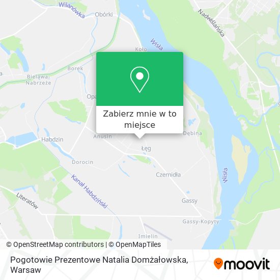 Mapa Pogotowie Prezentowe Natalia Domżałowska