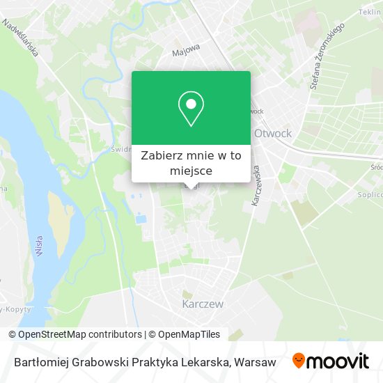 Mapa Bartłomiej Grabowski Praktyka Lekarska